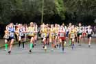 Girls under-13s 2023 Northern 6 and 4 Stage Relays and Youngsters, Birkenhead Park, Wirral.  Photo: David T. Hewitson/Sports for All Pics